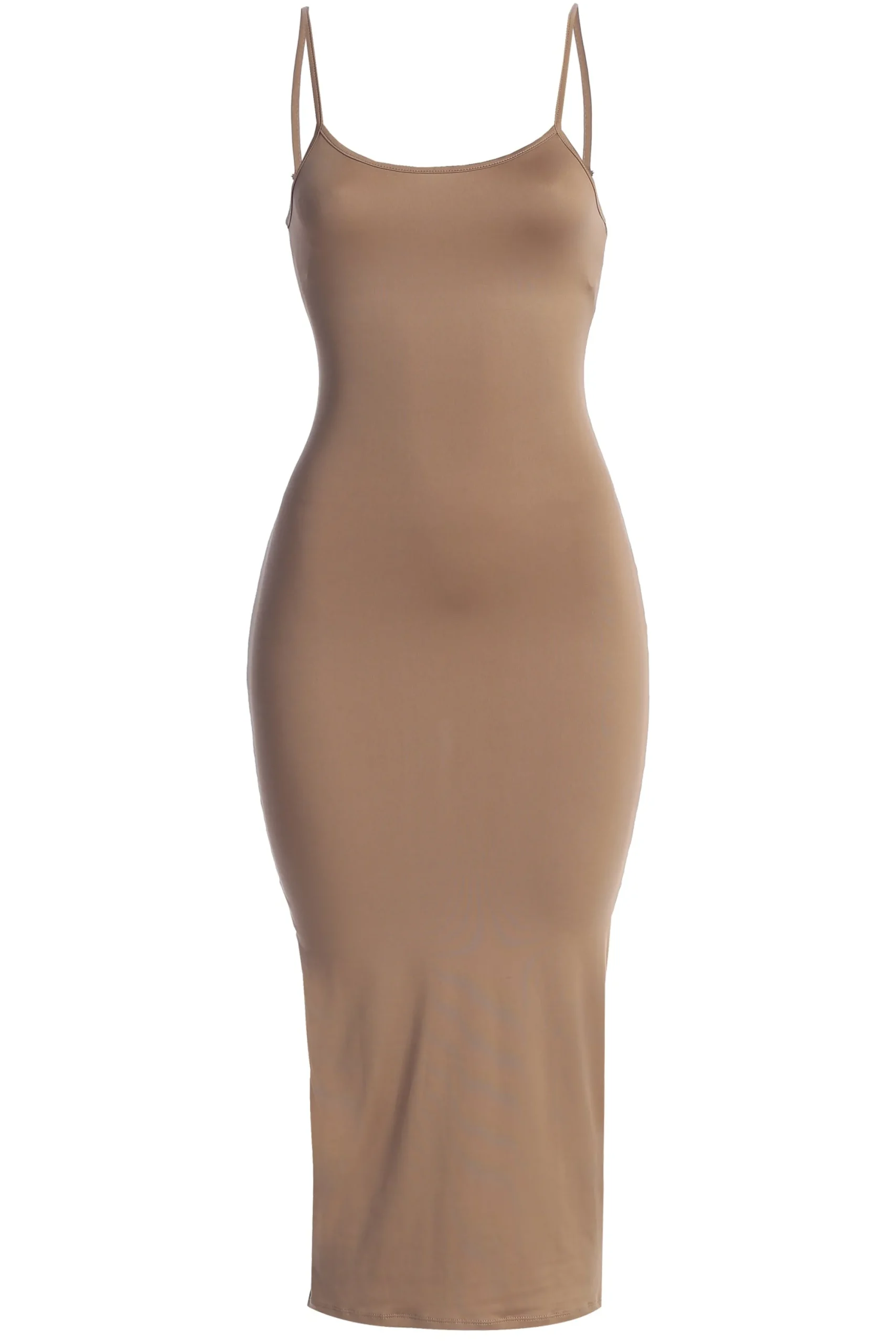 Brown Multi Solana Mesh Maxi Dress