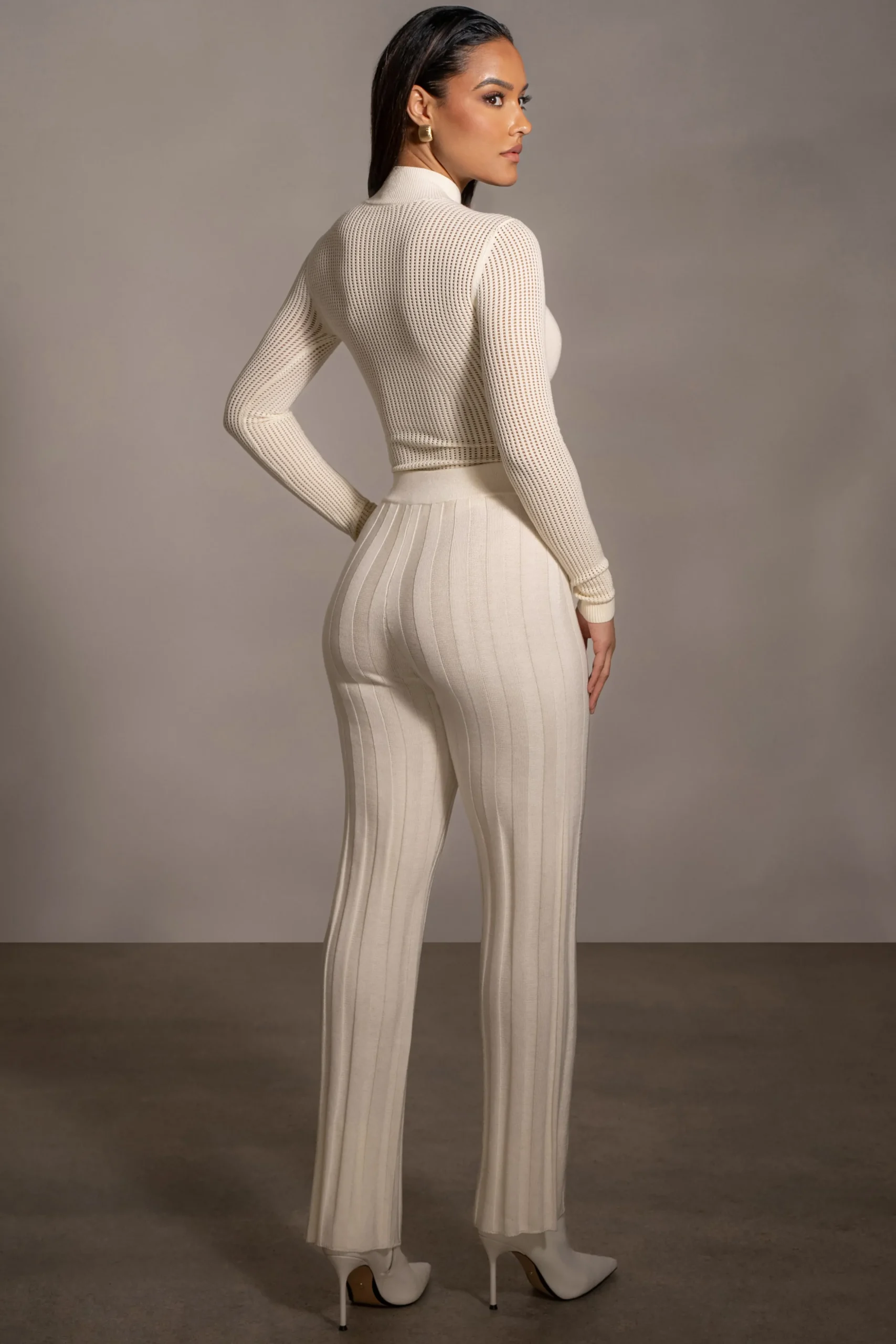 Buttercream Darcey Ribbed Pants