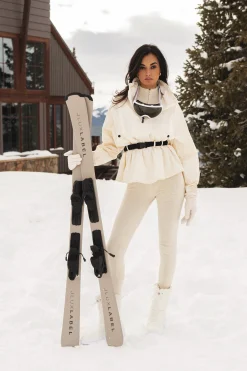 Buttercream Kris Front Zipper Jumpsuit