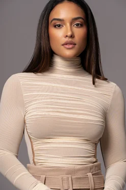 Buttercream Santiana Turtleneck Top