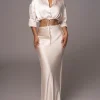 Champagne Kiah Button Up Top