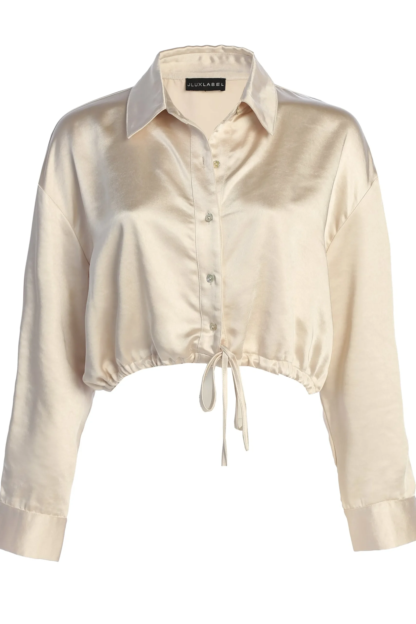 Champagne Kiah Button Up Top