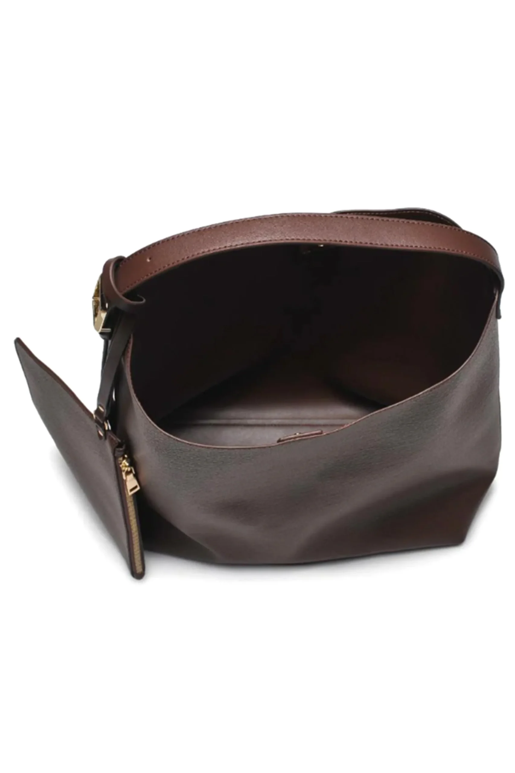 Chocolate Faux Leather Bag Set