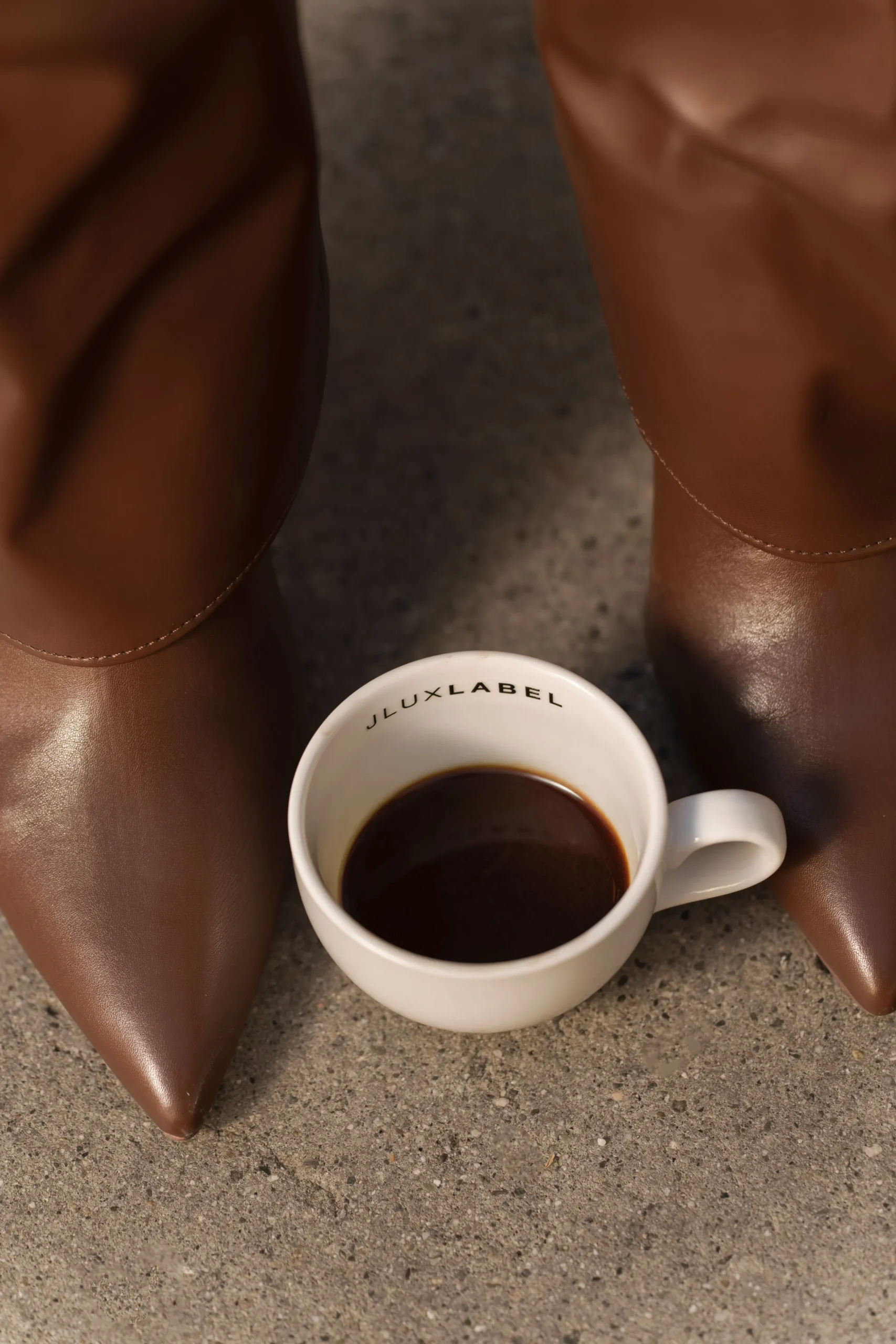 Chocolate Passage Faux Leather Boots