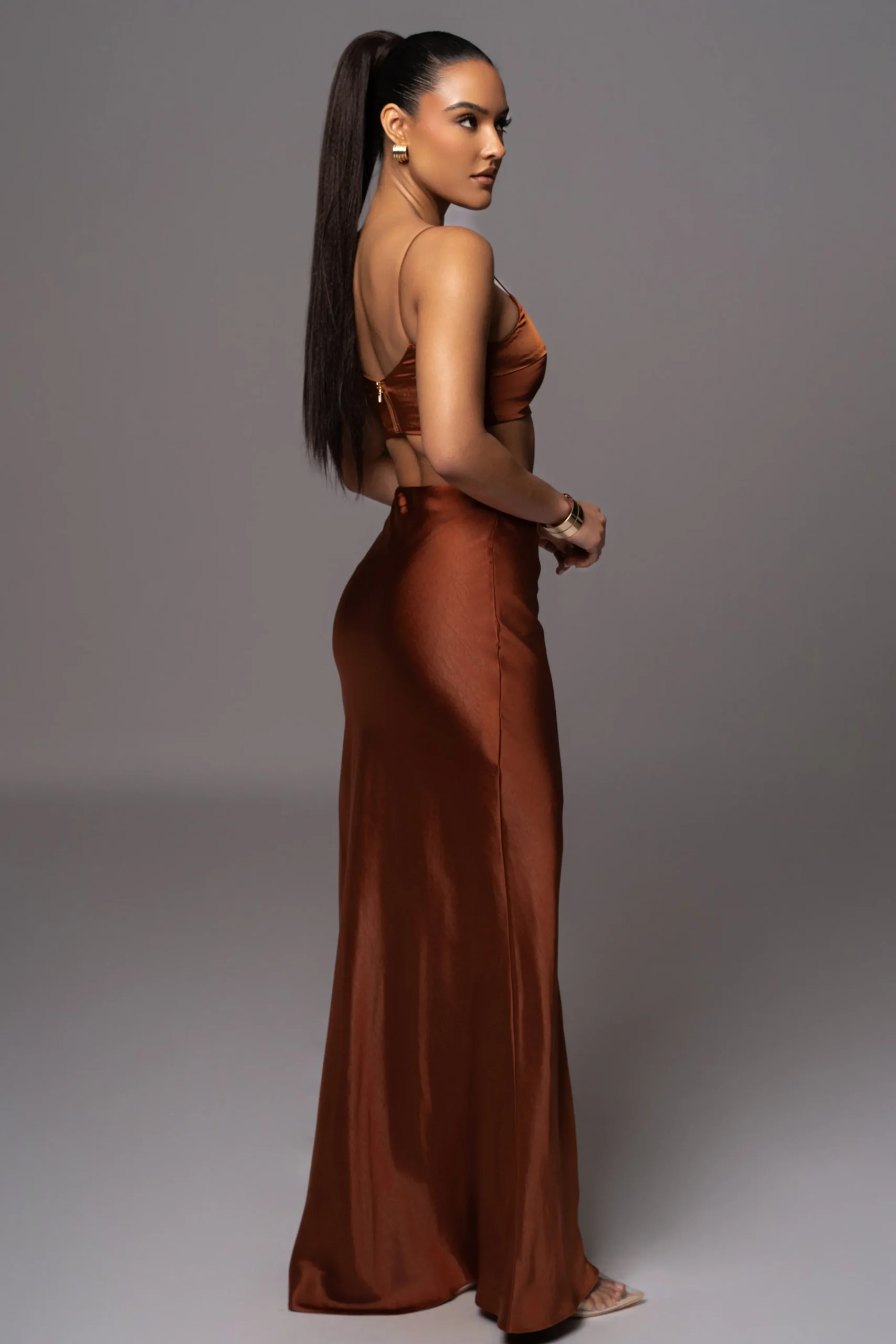 Copper Isella 2-Piece Skirt Set