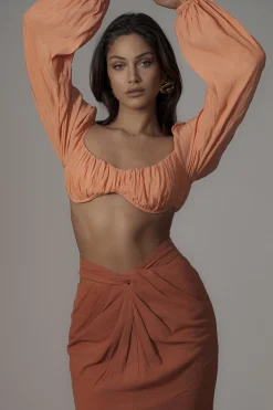 Coral Carey Long Sleeve Top