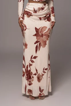 Cream Floral Haidyn Skirt Set