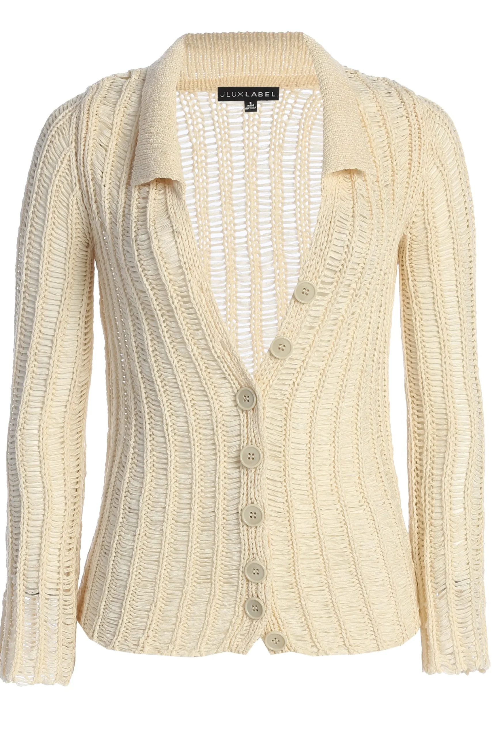Cream Follow The Sun Crochet Top