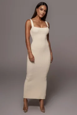 Cream Siren Sweater Dress