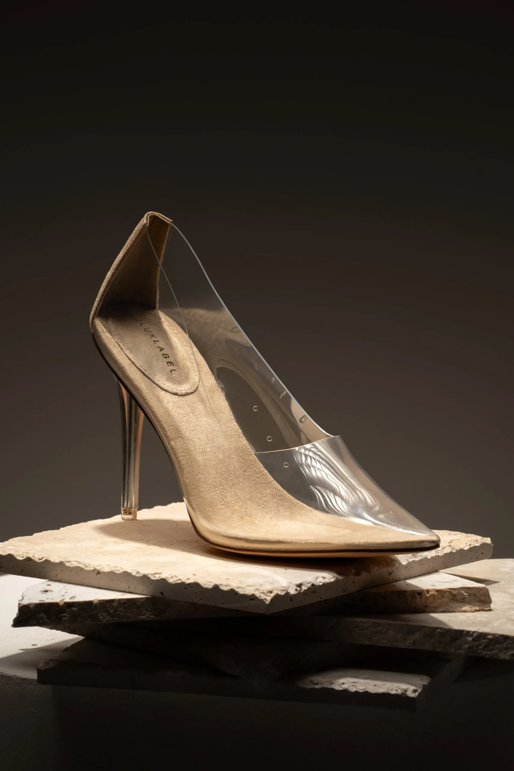 Glass Doll Clear Pumps