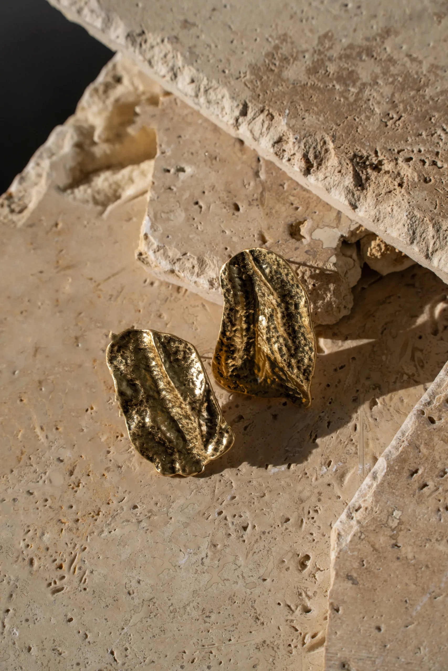 Gold Back In Time Earrings