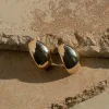 Gold Brie Earrings
