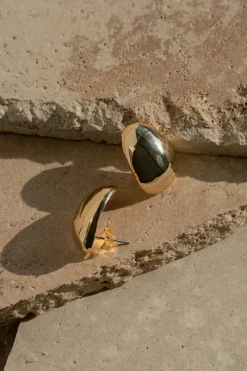 Gold Brie Earrings