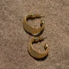 Gold Missy Hoop Earrings