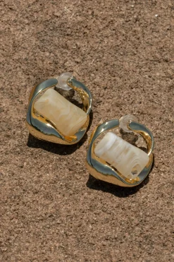 Gold Sade Stud Earrings