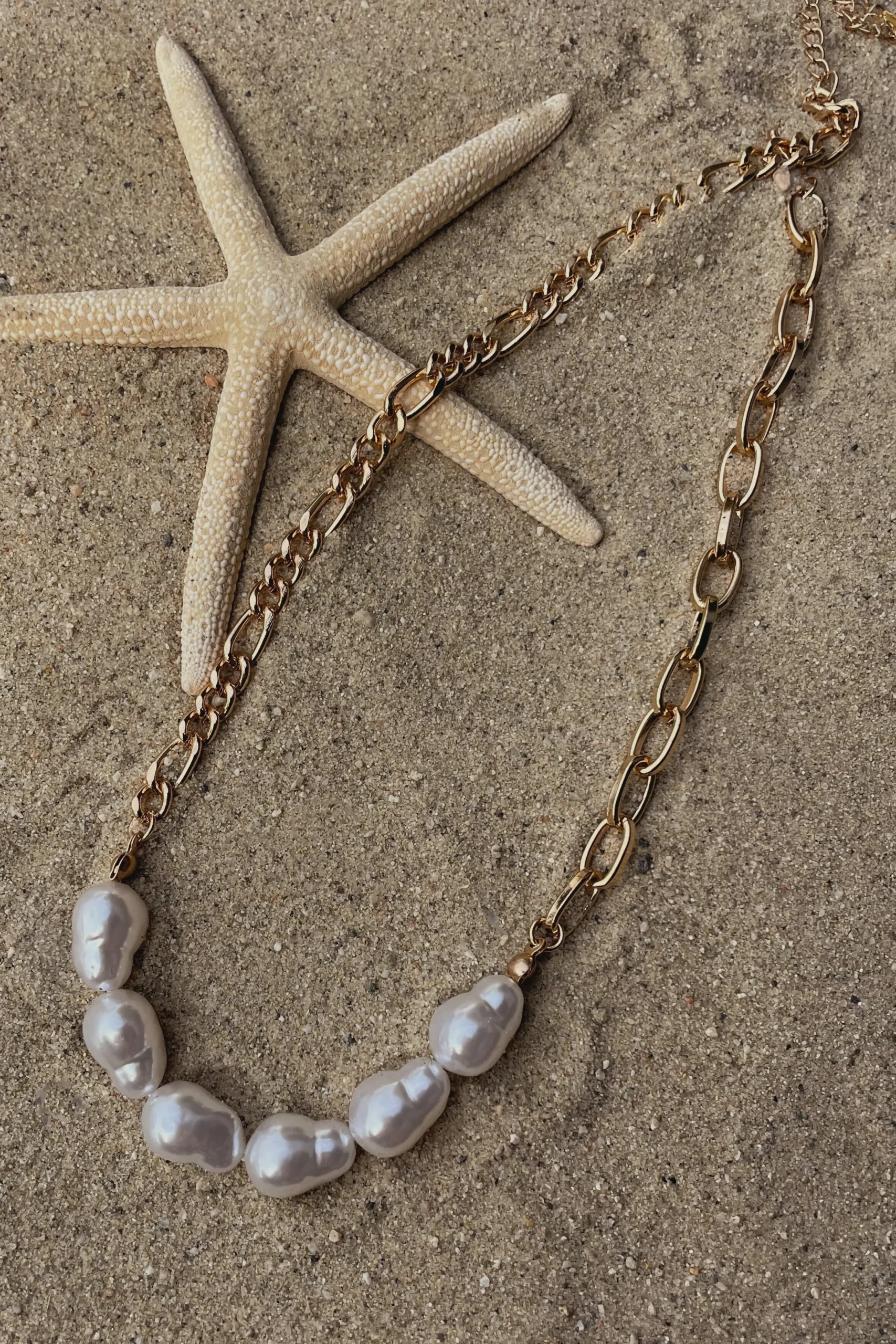 Gold Sail Away Necklace Set