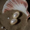 Gold Shoreline Earring Set