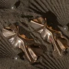 Gold Talia Crumpled Earrings