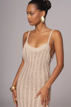 Gold Unwind And Reset Maxi Dress