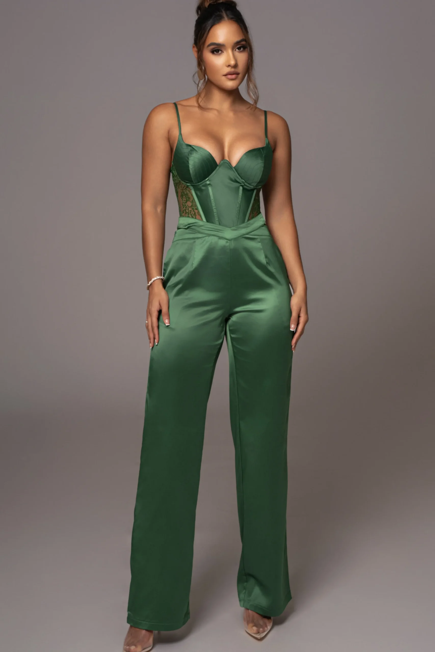 Green Incomparable Lace Bodysuit
