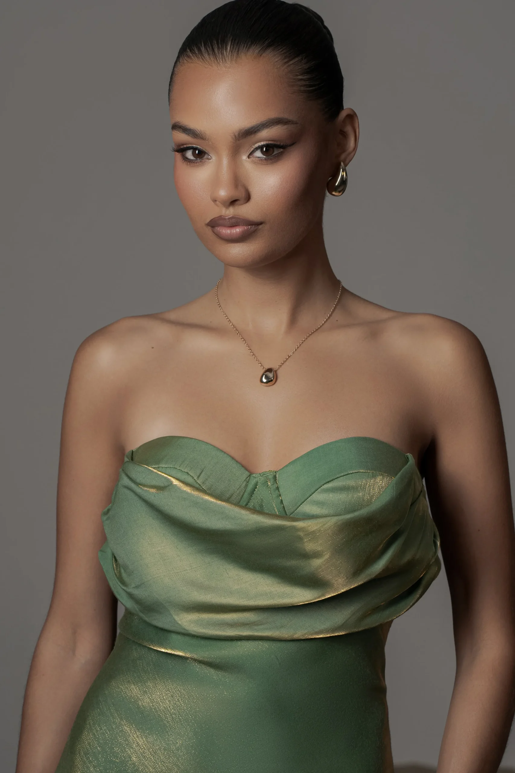Green Iridescent Visions Of You Dress