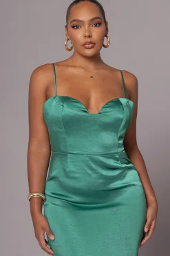 Green Moment In Time Maxi Dress