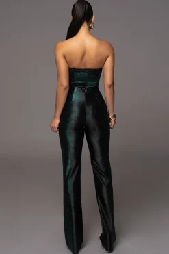 Green Stay the Night Corset