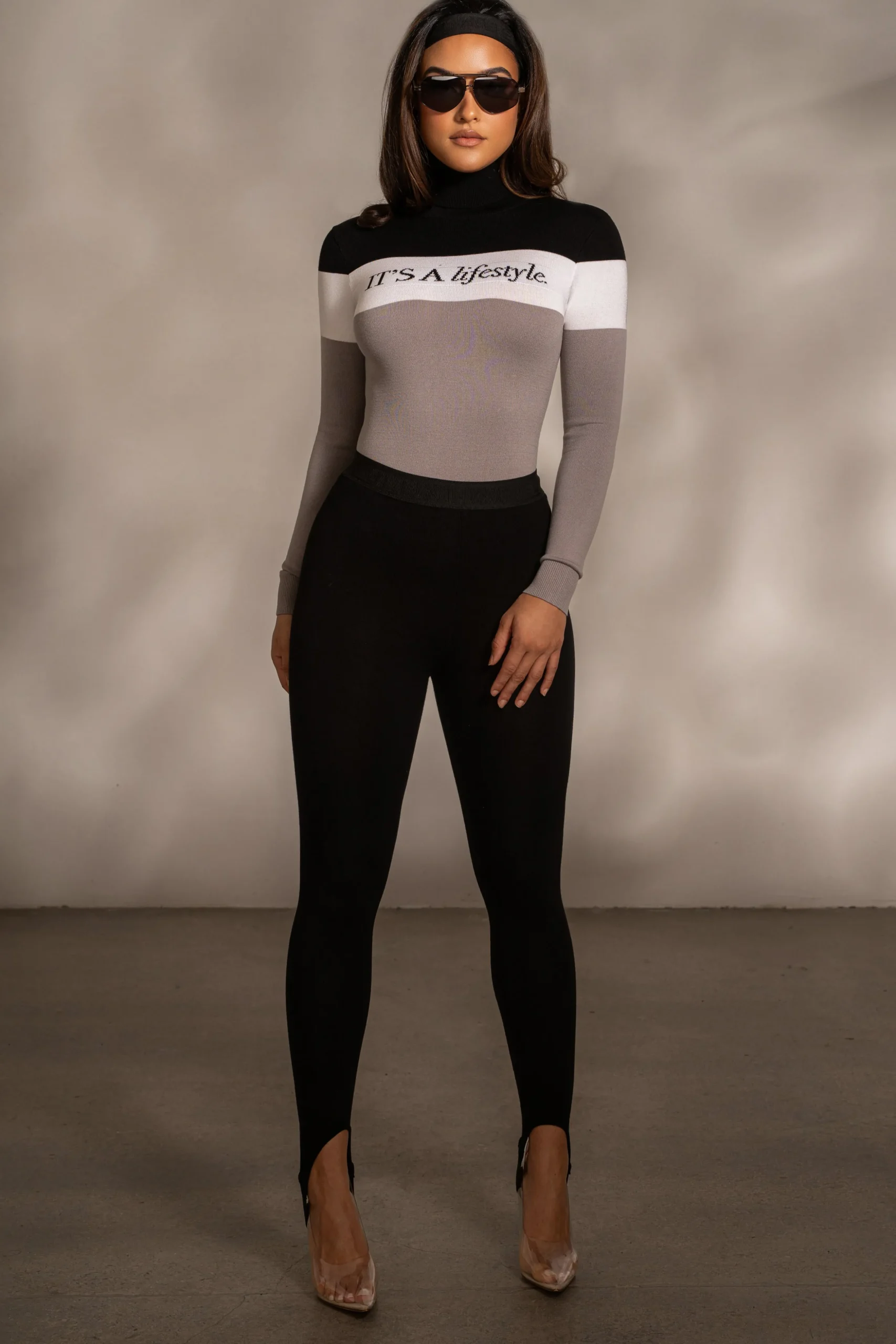 Grey Lifestyle Knit Bodysuit