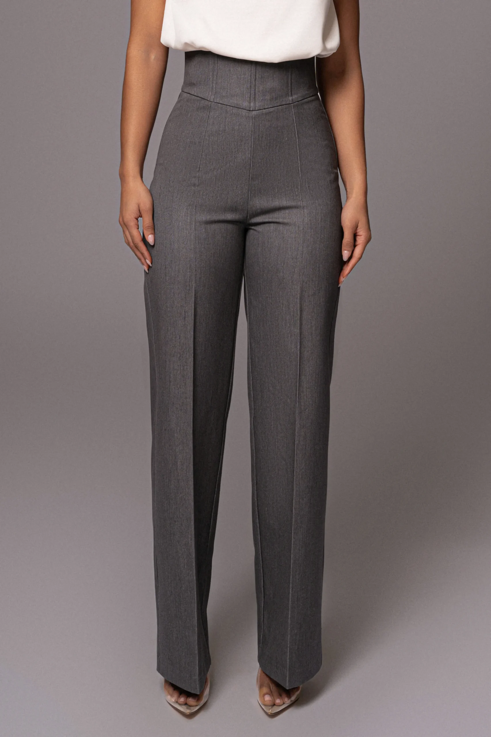 Grey Novena Woven Pants