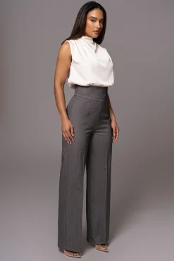 Grey Novena Woven Pants