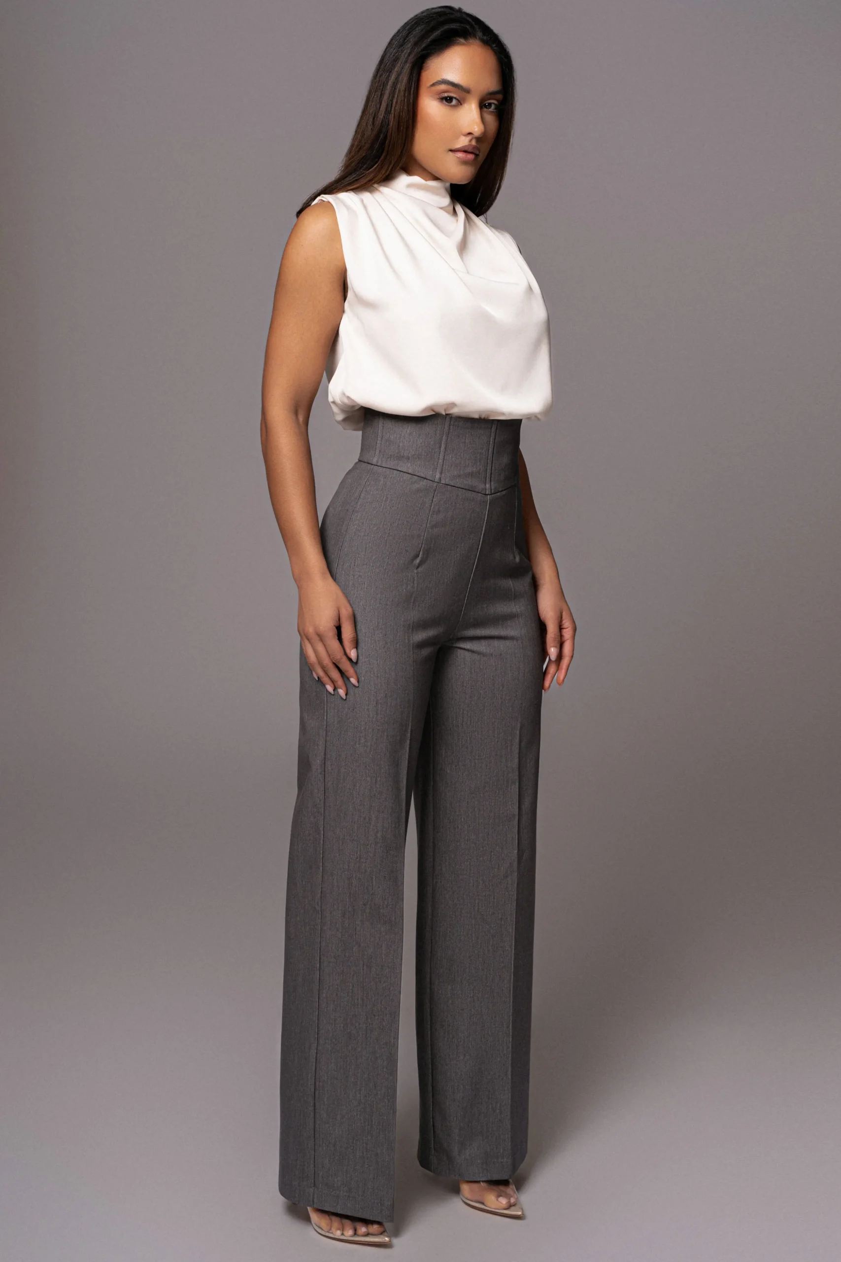 Grey Novena Woven Pants