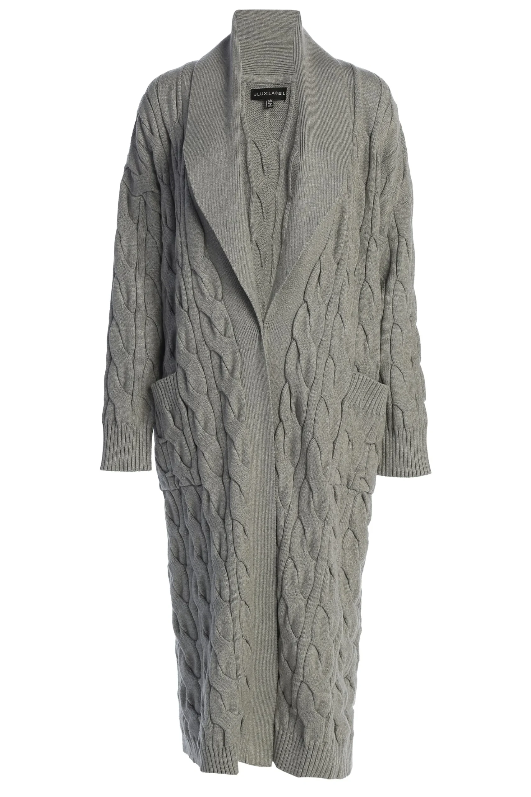 Grey Stepping Out Sweater Cardigan