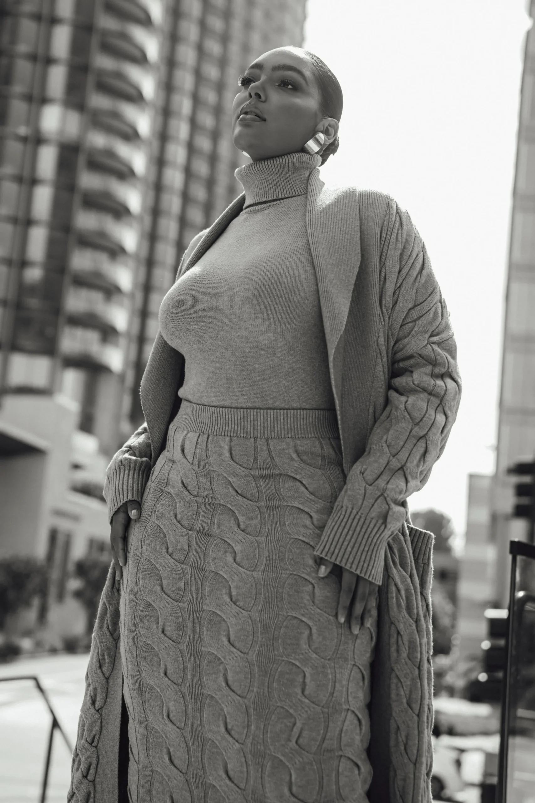 Grey Stepping Out Sweater Cardigan