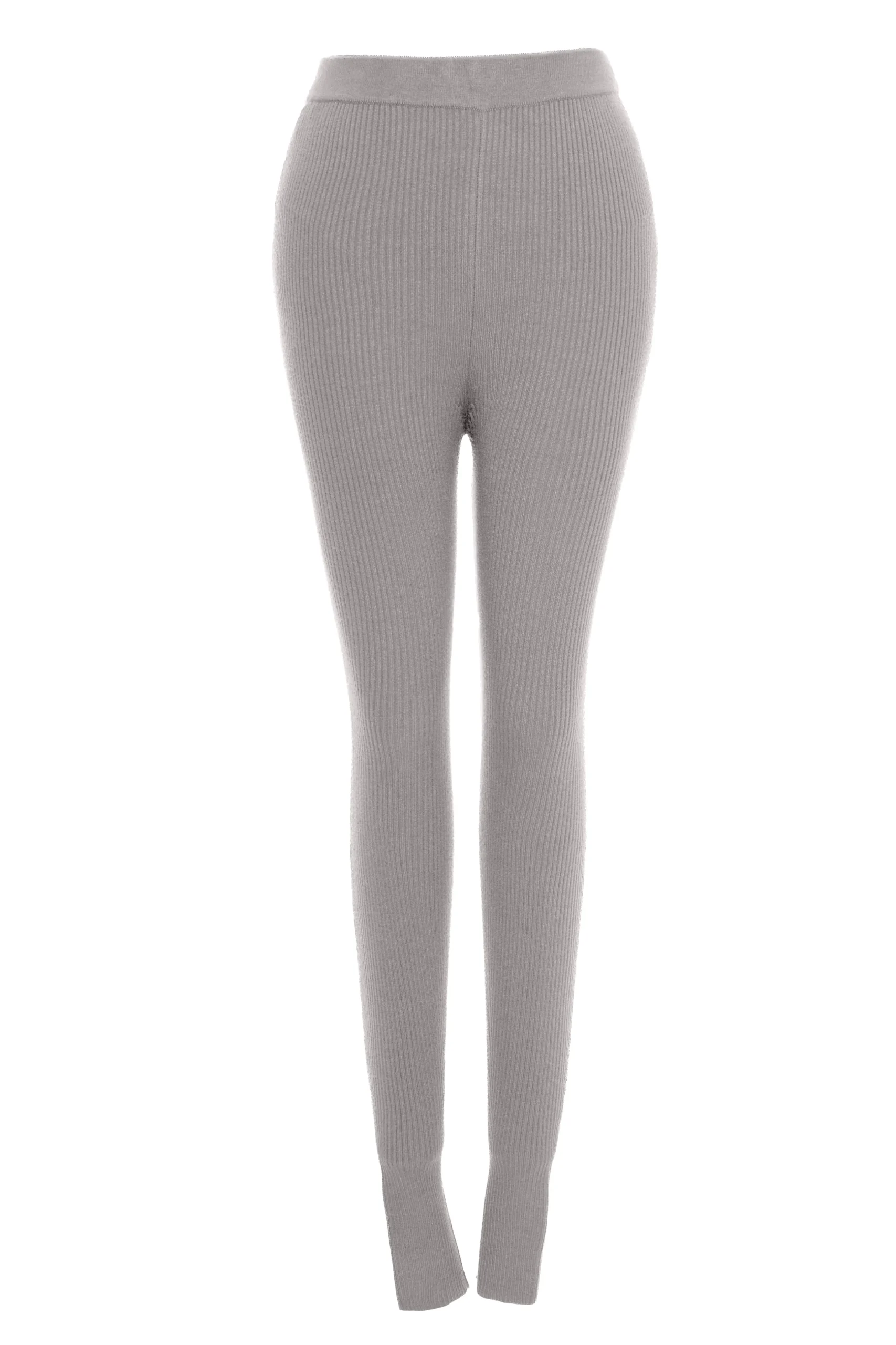 Heather Grey Naaya Ribbed Leggings