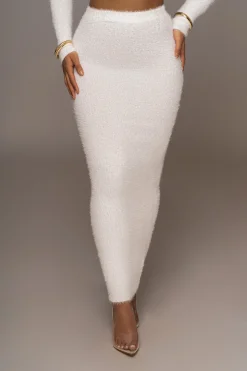Ivory Annette Sweater Knit Skirt Set