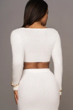 Ivory Annette Sweater Knit Skirt Set