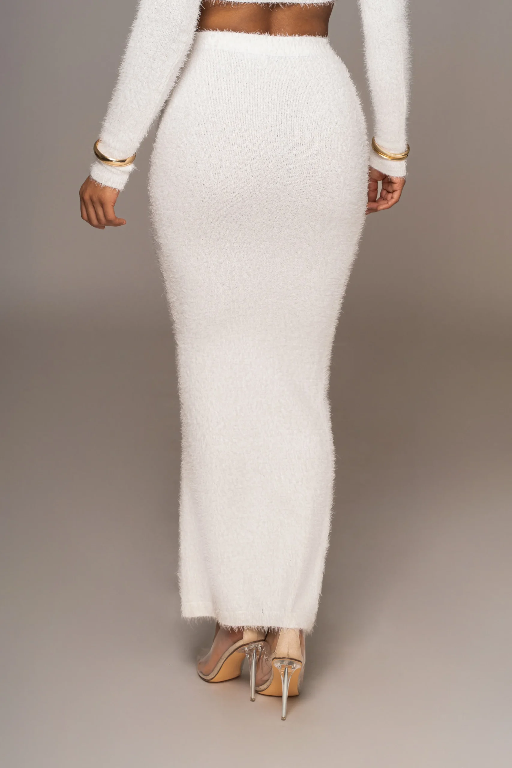 Ivory Annette Sweater Knit Skirt Set