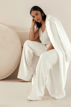 Ivory  Arlette Trousers