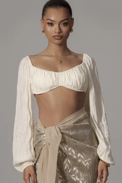 Ivory Carey Long Sleeve Top
