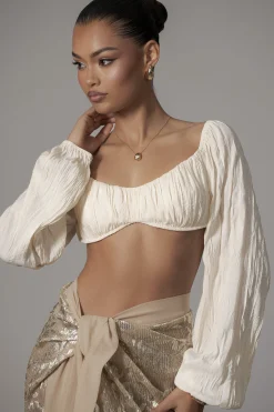 Ivory Carey Long Sleeve Top