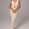 Ivory Cyrus Ribbed Skirt Set