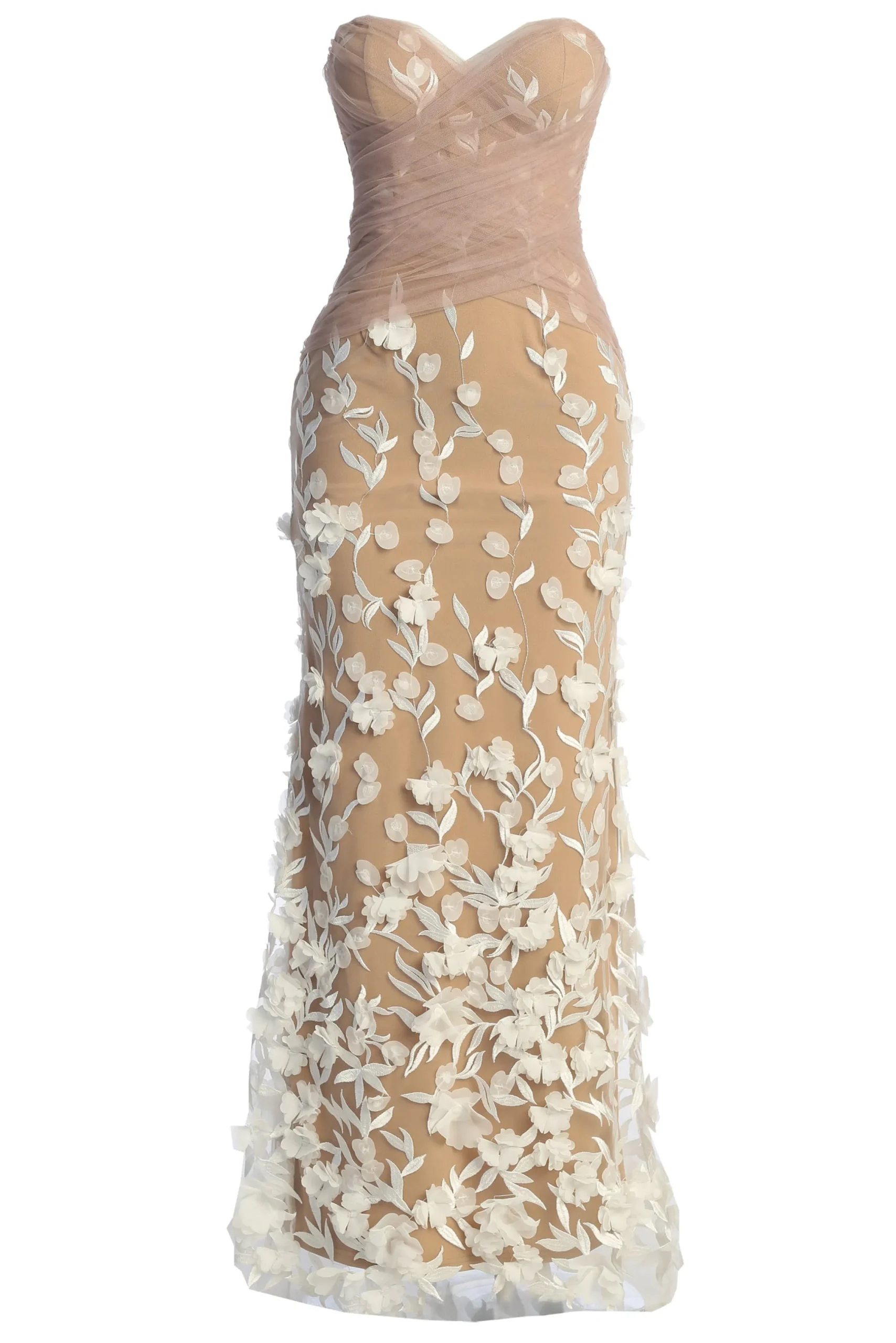 Ivory Everlasting Embroidered Gown