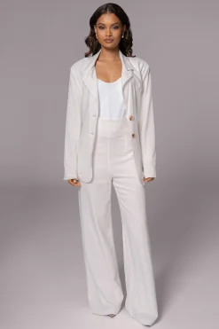 Ivory Explorer Linen Pants