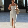 Ivory Forever Summer Belted Dress