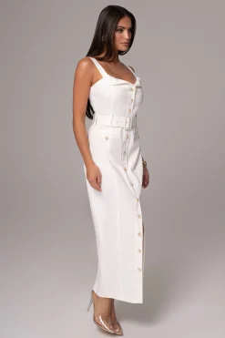Ivory Forever Summer Belted Dress