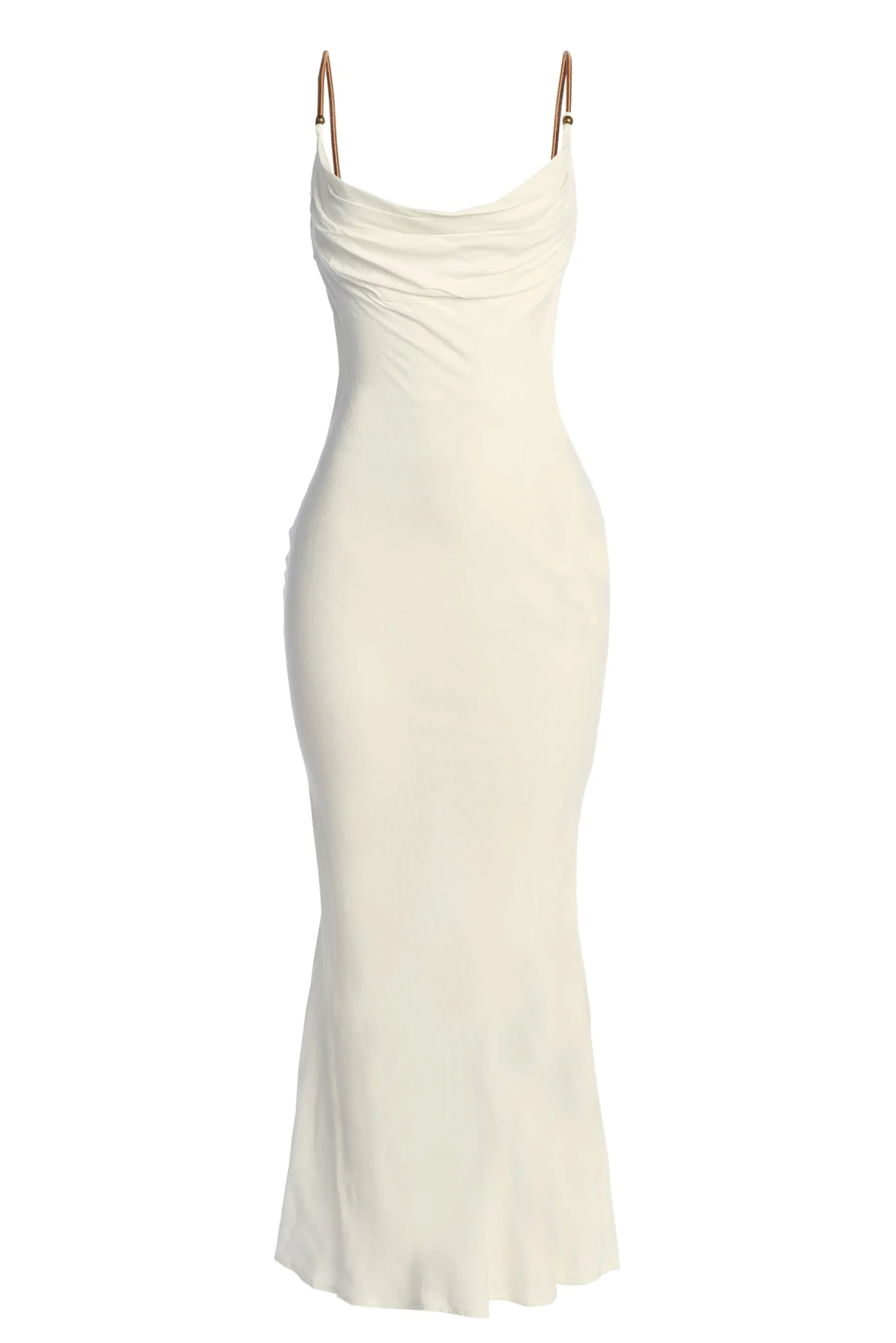 Ivory Getaway Linen Maxi Dress