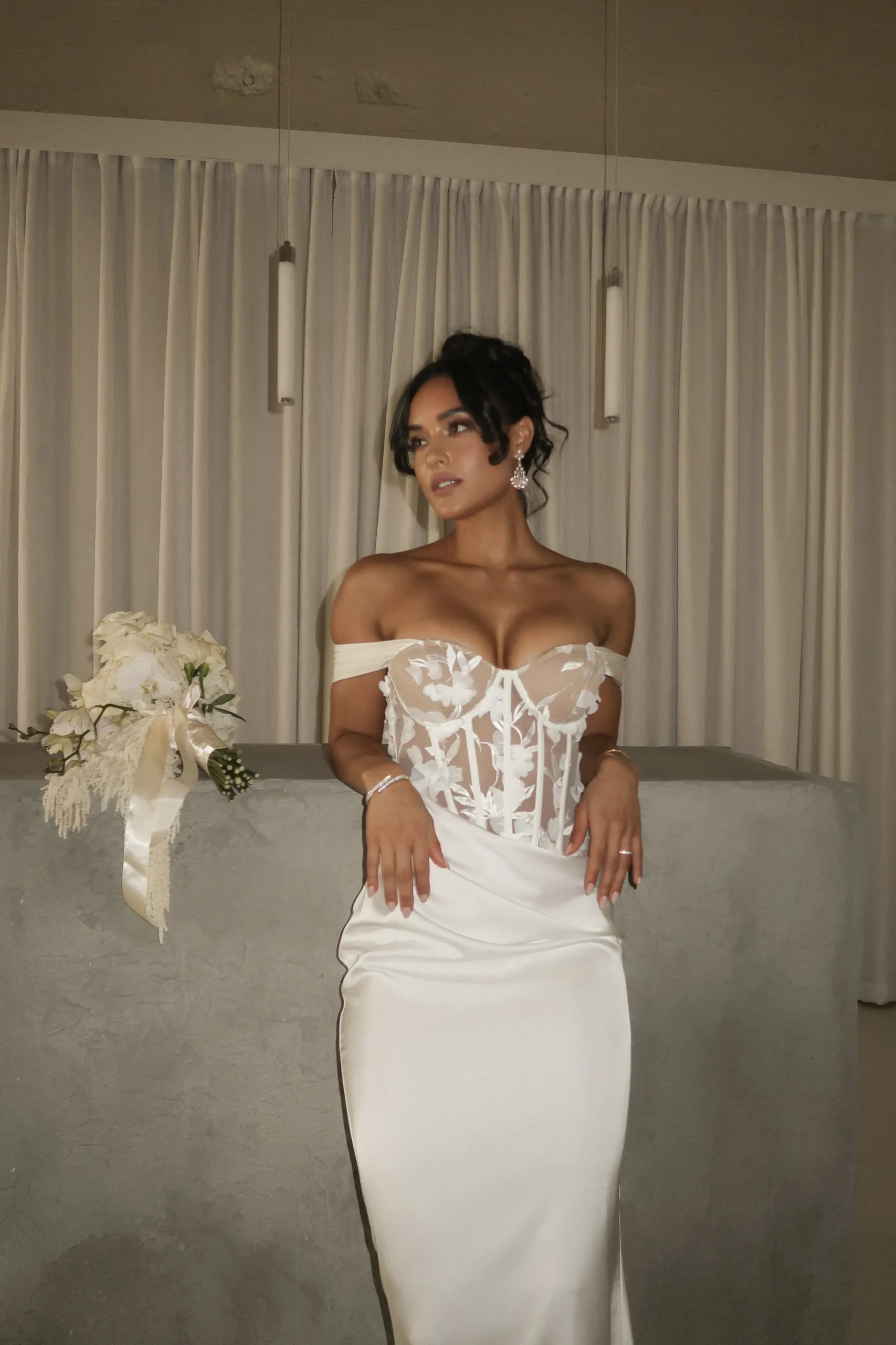 Ivory Infinite Love Satin Gown