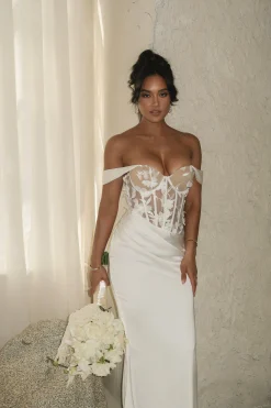 Ivory Infinite Love Satin Gown
