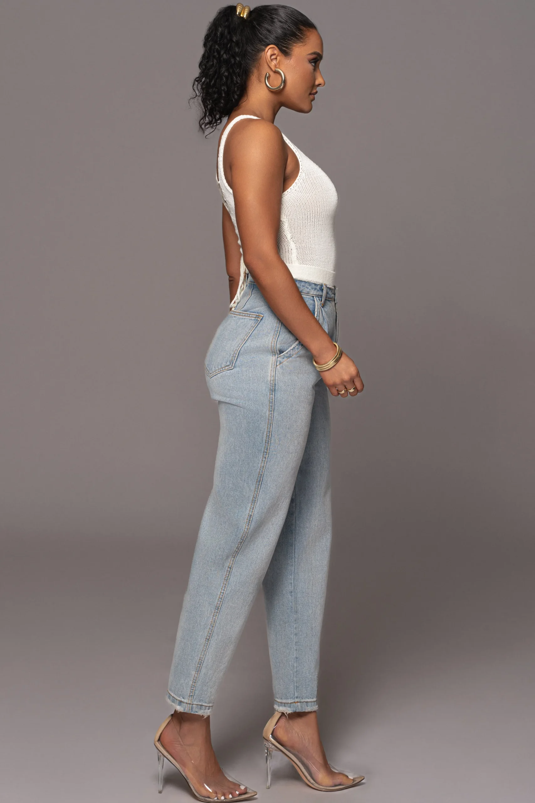 Ivory Juliette Knit Belted One Piece