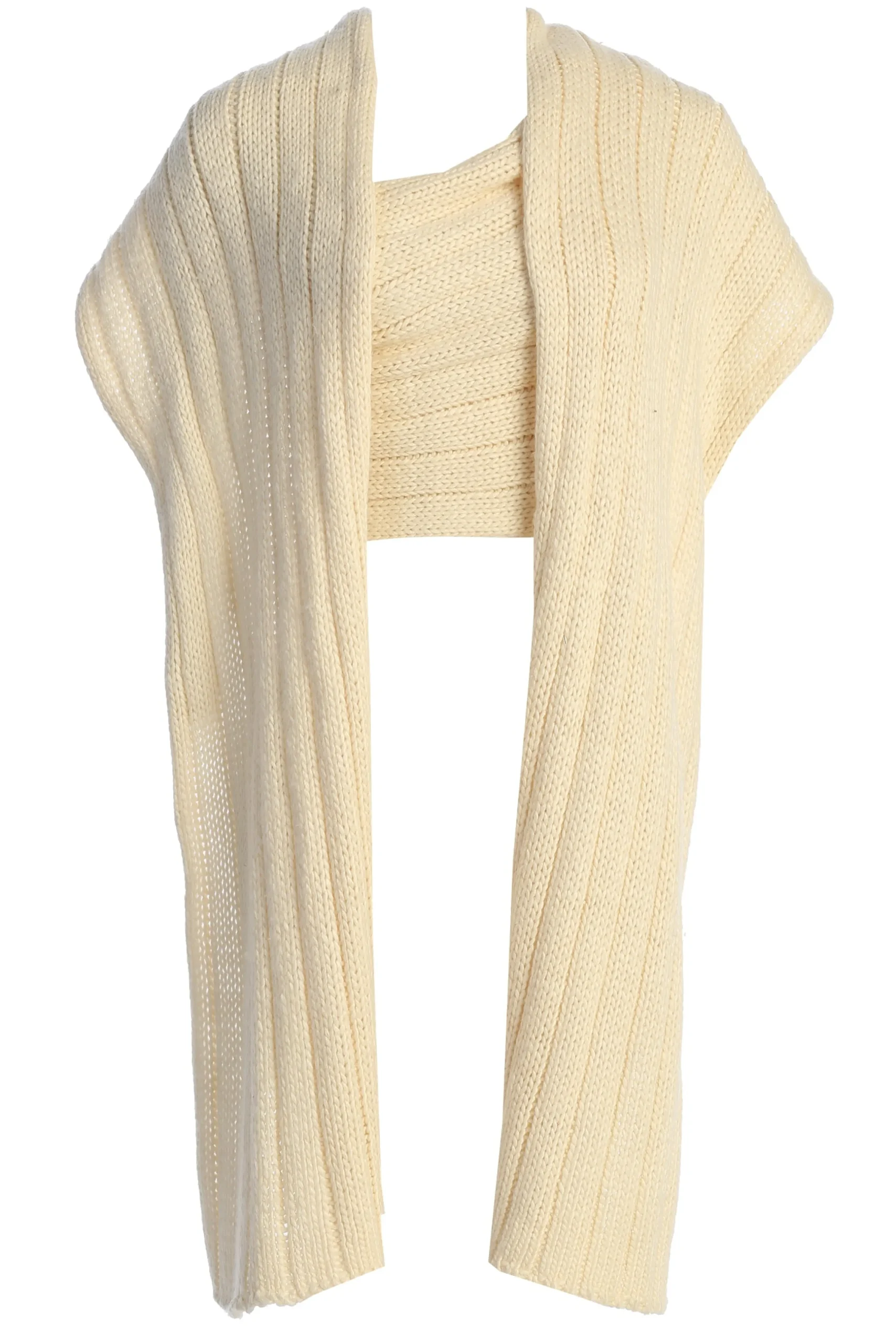 Ivory Soft Life Cable Knit Sweater Top